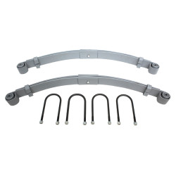 2 LEAF FRONT PARABOLIC SPRING SET INCLUDING U BOLTS - S2 -S3