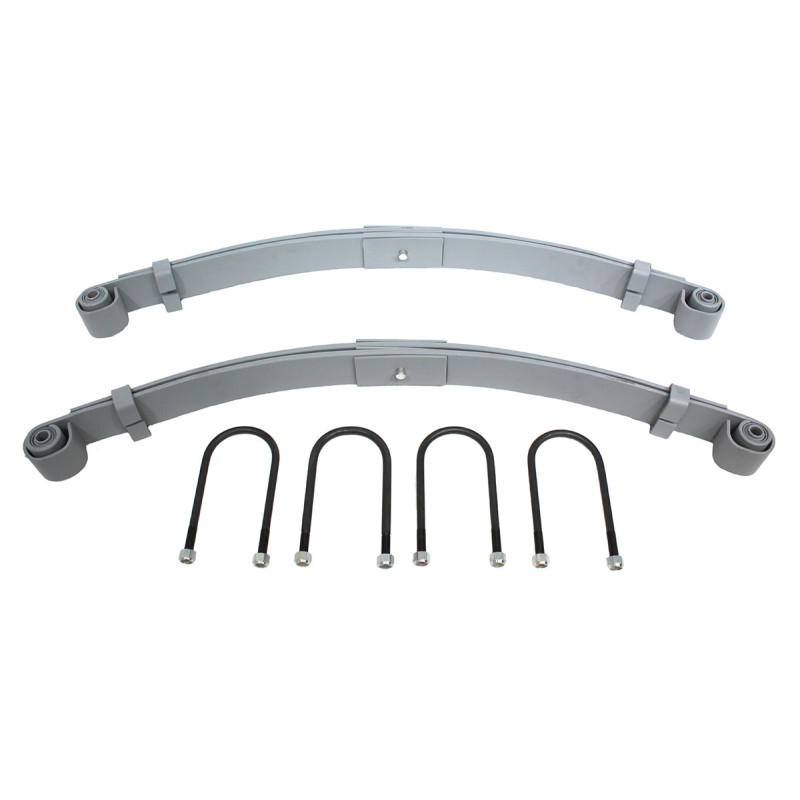 2 LEAF FRONT PARABOLIC SPRING SET INCLUDING U BOLTS - S2 -S3