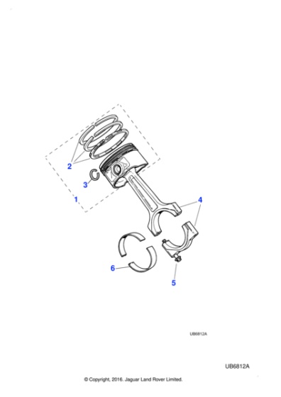 Katalogillustrasjon for Jaguar AJ83902