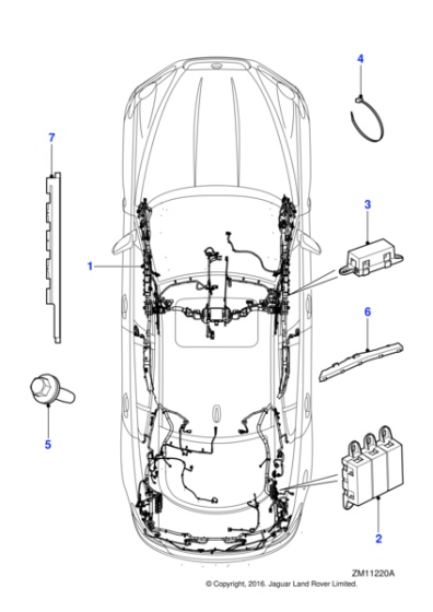 Katalogillustrasjon for Jaguar XR814726