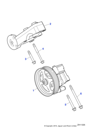 Katalogillustrasjon for Jaguar XR831555
