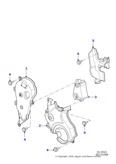 Catalogue illustration for Jaguar XR858323